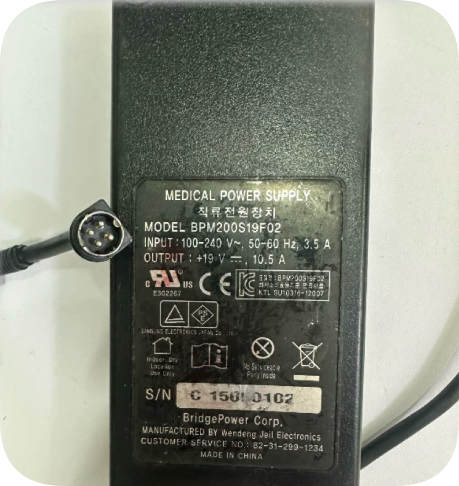 *Brand NEW* High Quality BPM200S19F02 Adapter 19V10.5A for Samsung HM70 EVO Ultrasound P